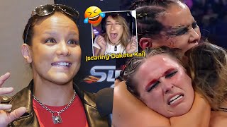 Shayna Baszler on Scaring Dakota Kai MMA Match in WWE That Marina Shafir Promo and Ronda Rousey [upl. by Tarabar]