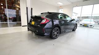 2018 Honda Civic Sport  Crystal Black Pearl  JU205265  Seattle  Sumner [upl. by Elaine263]