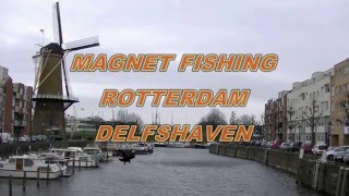 Magnet fishing 41 magneetvissen Rotterdam [upl. by Teerell]