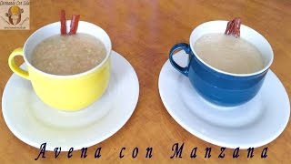 AVENA CON MANZANA Y AJONJOLÍ  DESAYUNO NUTRITIVO [upl. by Nosde]