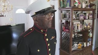 WWII Veteran Finally Gets His Dress Blues [upl. by Idnaj]