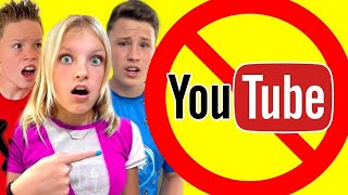 Ninja KIDZ TV QUIT YOUTUBE FOREVER [upl. by Naenaj]