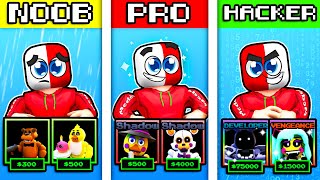 NOOB vs PRO vs HACKER In Five Nights TD [upl. by Nohtan]