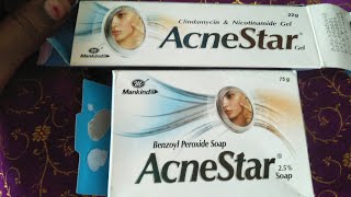 Acnestar soap and Acnestar gel Review in tamilAcnestar soap and cream full detailsmy experience [upl. by Anyek30]