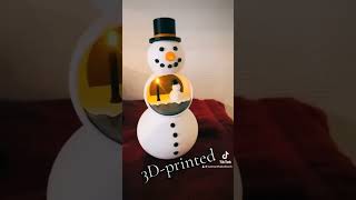 3dprinting anycubic 3dprint diy 3d 3dprinted 3dprinter christmas snow snowman light [upl. by Anoirtac837]