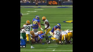 Xavier McKinney with a Fumble Recovery vs Los Angeles Rams [upl. by Dranoel]