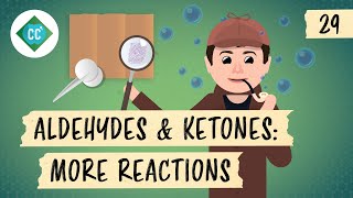 Aldehyde and Ketone Reactions  Hydrates Acetals amp Imines Crash Course Organic Chemistry 29 [upl. by Tra]