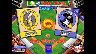 Backyard Baseball 97  Ultra Grand Champion of the Universe Game 1 [upl. by Assirat]