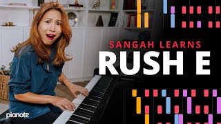 Professional Pianist Learns Rush E On The Spot 🔥 [upl. by Animas]