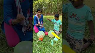 Layer water balloons popping shortsviral balloon [upl. by Aisya437]