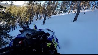 Yamaha Sidewinder MTX 153quot 2019 TURBO 270HP  Exploring new techinal terrain [upl. by Lorelle]