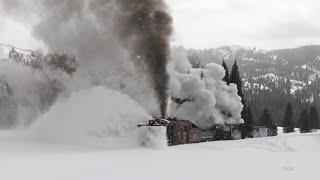 Steam Powered Rotary Snow Plow [upl. by Adnauqaj794]