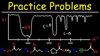 IR Spectroscopy  Practice Problems [upl. by Auhsoj]