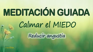 Meditación GUIADA para CALMAR el MIEDO REDUCIR la ANGUSTIA superar ESTRES y PREOCUPACIONES  AMITABA [upl. by Hafinah]