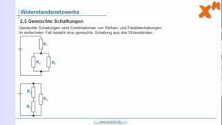 Elektrotechnik 23 Gemischte Schaltungen [upl. by Seessel877]