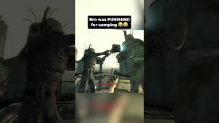 Bro was PUNISHED for camping 😂 fallout fallout3 memes [upl. by Ynettirb184]