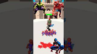 OMG 😯😯 HULK POWER VS SPIDER MAN 💪🥂 SUPER HERO 💪 GAMEPLAY FIGHT VIDEO shorts funnyvideo [upl. by Eural]