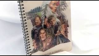 3D Lenticular Diary with GOT Caricature Tribute by Graphicurry Art by Prasad Bhat [upl. by Noma]