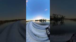 SeaDoo Switch Pontoons Chasing the golden hour [upl. by Ermanno54]