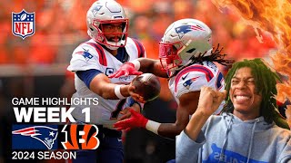 MY PATS ARE BACK  Patriots Vs Bengals Highlights  REACTION [upl. by Nylitak]