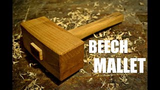 Woodworking  Beech Wood Joiners Mallet [upl. by Yleek883]