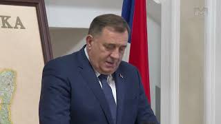 Srpska je za ustavnu BiH i ne pristaje na nametanja – istakao predsjednik Dodik [upl. by Calendre952]