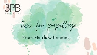 Pupillage at 3PB Barristers  tips for obtaining a pupillage [upl. by Jones]