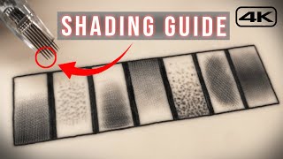 Shading Guide for Beginners  7 Tattoo Shading Techniques [upl. by Aneelak788]