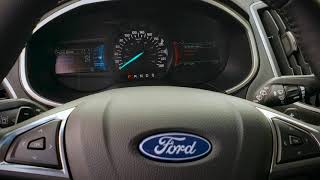 2020 Ford Edge SEL  Navigating the Steering Wheel Buttons and Instrument Cluster [upl. by Morse349]