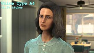 Fallout 4 mod Higher Female Protagonist Voice 日本語化 [upl. by Lewin160]