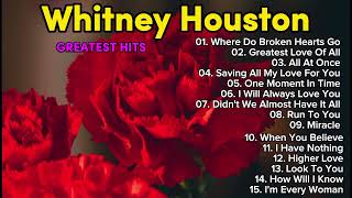 Whitney Houston Greatest Hits  The Best of Whitney Houston [upl. by Refynnej]