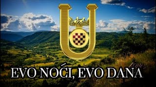 Hercegovci evo noći evo dana Hrvatske Ustaške pjesme  Tekst pjesme [upl. by Aleahcim557]