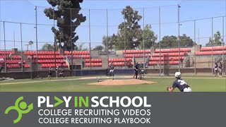 Christian Johnson Catching  TB SoCal  Filmed May 2021  wwwPlayInSchoolcom [upl. by Atinad]