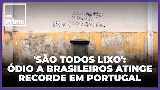 Xenofobia contra brasileiros em Portugal cresce com recorde de imigração no país [upl. by Nema]