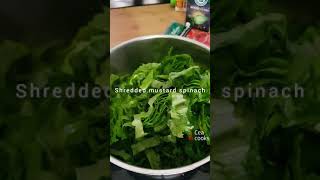 Creamy mustard spinach recipe  Easy tsunga recipe [upl. by Kaenel365]