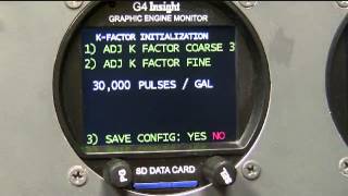 Set KFactor Fuel Flow in G Series [upl. by Gnouhc]