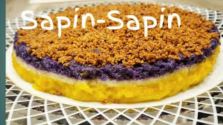 How To Make Sapin Sapin  Philippines dessert [upl. by Aysa]