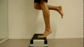 2 Achillespees oefeningen Single leg Calf Raises Level 2  Fysiotherapie Utrecht Oost [upl. by Rorke828]