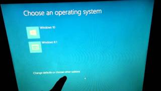 How to set an Operating System as default blue OS selection menu Windows [upl. by Gabi723]