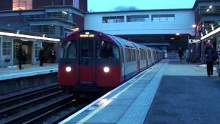 HD A Rayners Lane bound Piccadilly Line 1973 Stock train arrives at Sudbury Hill [upl. by Ode]