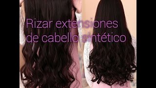 Rizar extensiones sintéticas super fácil Dare [upl. by Renee]