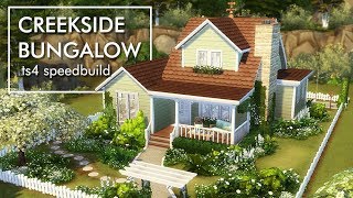 Rebuilding Brindleton Bay  Creekside Bungalow 🌿 TS4 Speedbuild  cc free [upl. by Marsh]