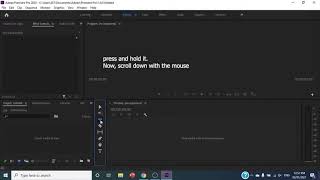 Drop down menu not opening in Adobe premiere  Adobe after effects [upl. by Halliday]