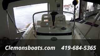 2014 Boston Whaler 190 Outrage  Clemons Boats [upl. by Hsirehc]