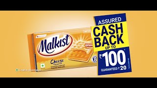 MalkistGuaranteed Cashback Offer upto ₹ 100 Malkist cant resist  BENGALI [upl. by Okir]