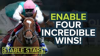 4 AMAZING ENABLE amp FRANKIE DETTORI HORSE RACING WINS [upl. by Enaek]