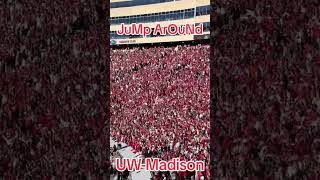 Jump Around University of Wisconsin  Madison shorts JumpAround badgers football [upl. by Rebane]