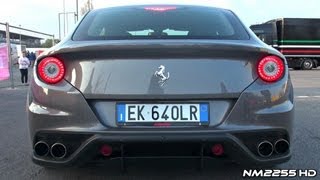 Cold Starts and Revs Ferrari 599 vs F430 vs FF [upl. by Adnarom]