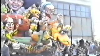 Carnevale di Acireale 1993  I carri escono dal cantiere [upl. by Wyatan]