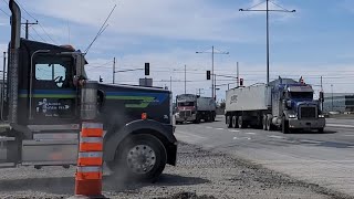 AIRPORT JOB END DUMPS Pt7  TRUCKSPOTTING 68 in Montreal Canada  April 23rd 2024 [upl. by Ingeberg]